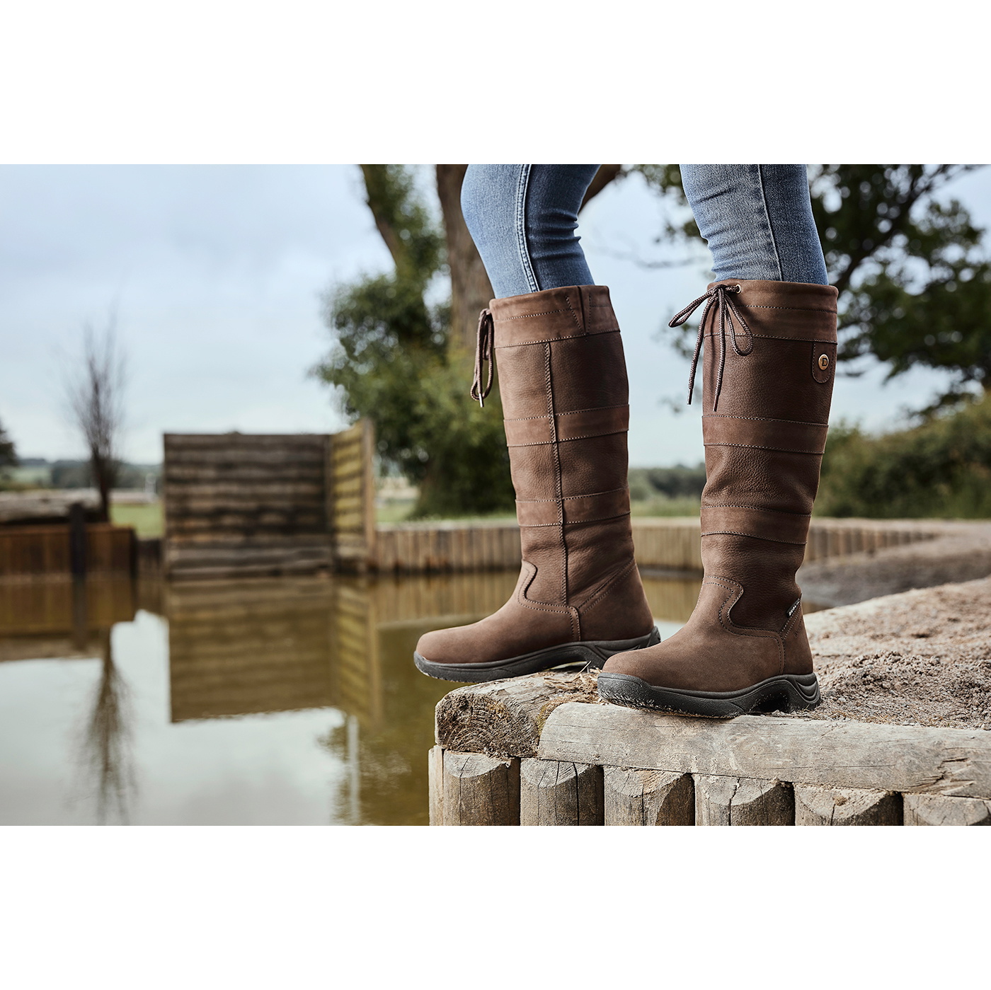 Dublin Damen River Boots Iii - Dunkelbraun